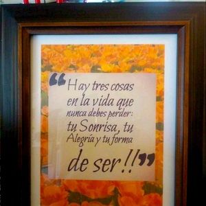 Motivational Picture Frame